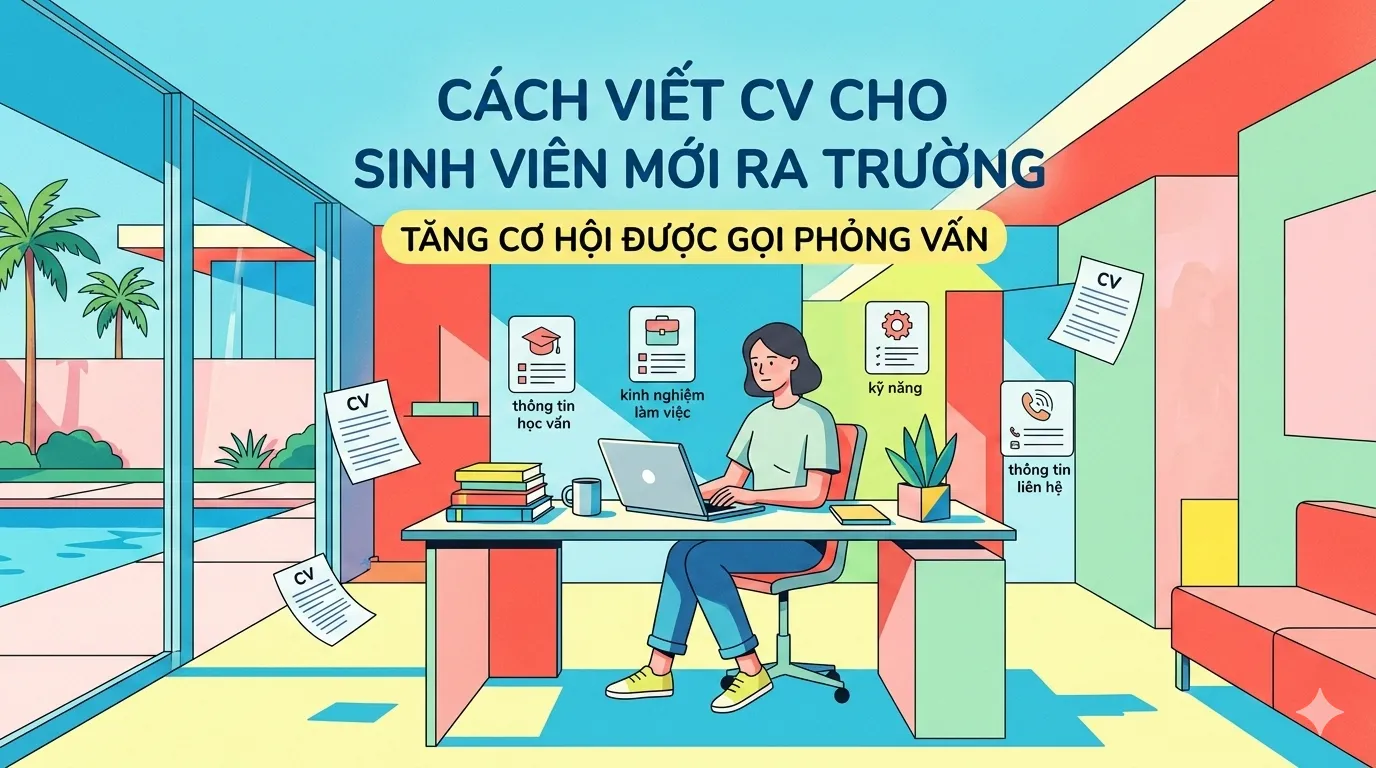 Cách viết CV cho sinh viên mới ra trường giúp tăng cơ hội được gọi phỏng vấn