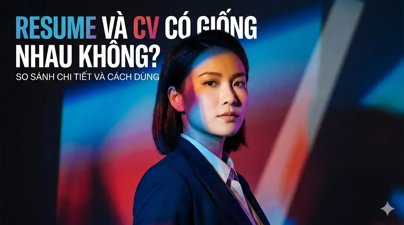 Resume và CV khác nhau như thế nào? Khi nào nên dùng Resume và khi nào dùng CV